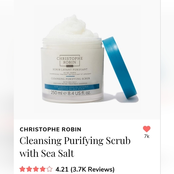 Christophe Robin Cleansing Purifying Scrub(for hair) - Picture 6 of 6